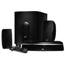 Klipsch&reg; CS-700 3-speaker DVD home entertainment system with wireless subwoofer