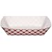 Solo NFT5 5Lb Red Plaid Paper Tray Rectangle 500-Pack