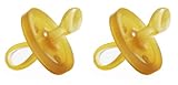 Natursutten 2 Pack BPA-Free Natural Rubber Pacifier, Orthodontic, 12 Months