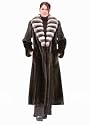 Fur Mink Coat - Ranch Female Chinchilla Collar