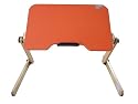 Portable Laptop Table, Eco-friendly Wood, Orange