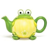 Adorable Toby The Toad Frog Teapot For Kitchen Decor And Teapot Collectors
