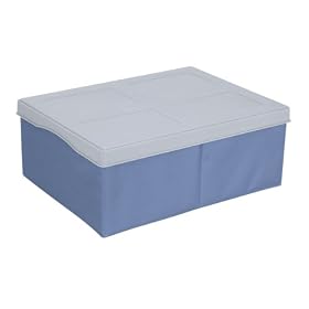 Wenko - 2770012100 - Bo�tes de Rangement Concept - M - Bleu/Gris