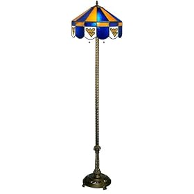 Stained Glass Floor Lamp University of West Virginia MOUNTAINEERS