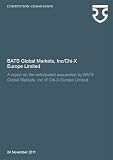 BATS Global Markets, Inc/Chi-X Europe Limited : a report on the anticipated acquisition by BATS Global Markets, Inc of Chi-X Europe Limited