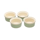 Review Kitchen Craft  / Natural Elements Set of four 10cm Ramekins, with Colour Sleeve