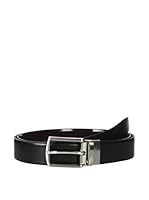 Ortiz & Reed Cinturón Piel Black Reversible Leather Belt (Negro)