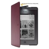 Funda de cuero con luz Amazon para Kindle Touch, color p�rpura