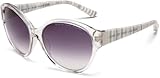 Marc by Marc Jacobs Women's MMJ 200/N/S 0YQE Cat Eye Sunglasses,Crystal & White & Grey Frame/Grey Shade Lens,One Size