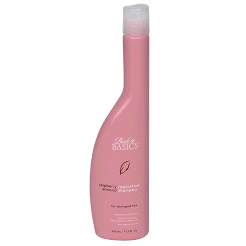 Back to Basics Raspberry Almond Reparative Shampoo 11.5 oz (Pack of 2) by Back to Basics