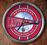 Washington Capitals Chrome Wall Clock