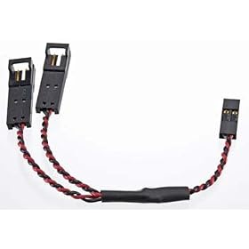 Novak Y Harness for Dual Cooling Fan Connection NOV5611 from Traxxas RTR Electric Cars