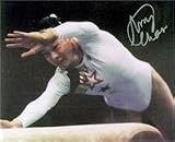 Amy Chow autographed 8x10 photo 1996 US Women's Gymnastics Team on Vault