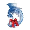 Christmas ornament Gothic Medieval Ice Dragon Holiday
