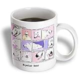 Londons Times Funny Medicine Cartoons - Bipolar Bear - Mugs