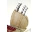 Natural Origins 5pc Knife Block with Stainless Steel Hollow Handles