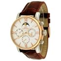 Adee Kaye Men's Multi-Function Moon Phase Self Winding Automatic Watch Model AK-4018-M2RG7