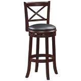 Cappuccino Georgia Swivel Stool - 29