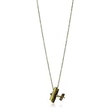 Monserat De Lucca Brass Propeller Plane Neckla
