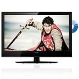 Coby LEDVD2396 23-Inches Widescreen LED HDTV 1080p with DVD Player - Black