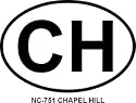 Chapel Hill Oval Bumper Sticker
