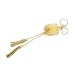 SG Paris Key Chain Gold Brown Fur M Fonc/Choc/Smok Top Other Fashion Accessories Key Chain Mixed Nat