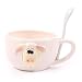 Ceramic Sheep Bowl with Spoon