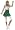 Go Green Cheerleader Costume (Women's Adult Small)