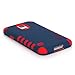 S5 Case, SGM 3-Piece High Impact Hybrid Defender Case For Samsung Galaxy S5 With Screen Protector + Stylus (Dark Blue + Red)