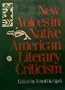 NEW VOICES/NATIVE AMERN LIT (Smithsonian Series of Studies in Native American Literatures)