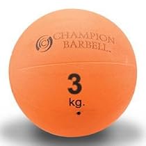 Athletic Connection Rubberized Medicine Ball-Orange 6.6 lb, Medicine Balls, Fitness