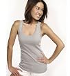 Ladies' Sheer Rib Longer Length Tank Top