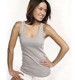 Ladies' Sheer Rib Longer Length Tank Top