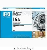 Original HP 16A (Q7516A) 12000 Yield Black Toner Cartridge - Retail