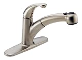Delta Faucet 467-SS-DST Palo Single-Handle Pull-out Kitchen Faucet, Brilliance Stainless