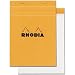 Rhodia Classic Staple Bound Graph Paper Pad - Orange N&deg; 16