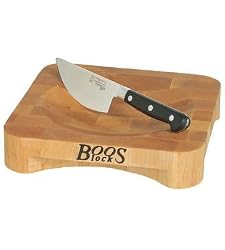 Messermeister Meridian Elite - 5" Rocking Knife & John Boos Board
