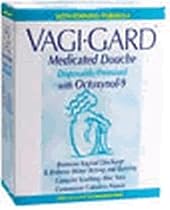 Vagi-Gard Douche 6+6 Oz ( with Octoxynol-9 Non-Staining Formula ) - Women's Health Formulas