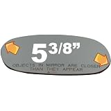 1973-1987 GMC TRUCK SPRINT Large Sport, Convex, Passenger Side Replacement Mirror... by Automotive Mirror Glass