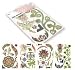 Basic Grey Boxer Die-Cut Chip Stickers, Shapes