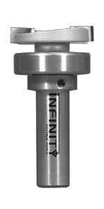 Infinity Tools 1/2" Shank Dado & Planer Router Bit With Bearing Kit