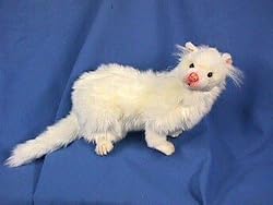 White Ferret Plush Toy