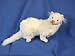 Sitting White Ferret 12.2" Plush Stuffed Animal Toy By Hansa