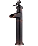 Pfister Ashfield Single Control Vessel Bathroom Faucet, Rustic Bronze