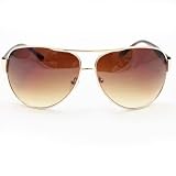 SWG EYEWEAR® Premium Sunglasses UV400 Lens Technology - Unisex 5007 Metal Frame Fashion Aviator w Brown Gradient - Perfectly Match Everyday Apparel for Women & Men. SWG Deluxe Clam Shell Case & Microfiber cleansing cloth inlcuded!
