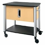 HON Hospitality Cart,Top Shelf 38-1/2x27x13-7/8,Pttrn GPH/BK