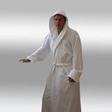 Hooded Terry Bathrobe, Full Length 51, 100% Cotton