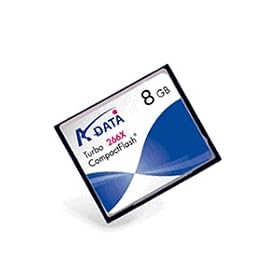 A-Data 8GB TURBO Speed 266X Compact Flash Turbo Series CF 266X Memory Card for Nikon D200 D2Xs and... by A-DATA