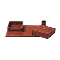 Durango 3-pc. Desk Organizer Set - Caramel