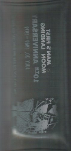 Detail image Man's First Moon Landing 10th Anniversary July 20, 1969-1979 - Glass Ash Tray